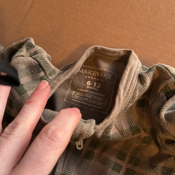 Cotton bundle colored organics makemake organics - zip pajamas and onesie 6-12M - Picture 6 of 8